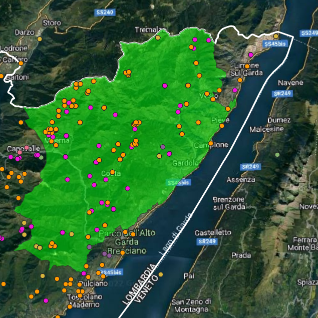 App Biodiversità carta habitat